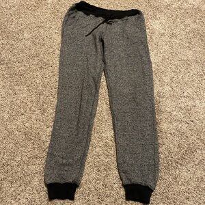 Forever 21 Gray and Black Joggers